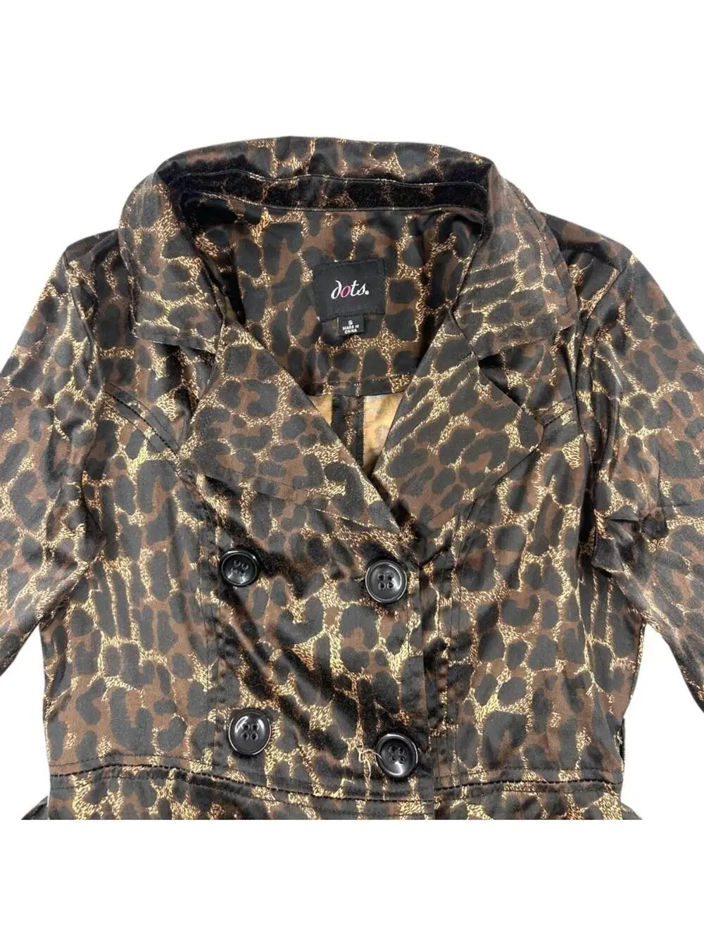 Dots Leopard Print Jacket - Picture 4 of 8